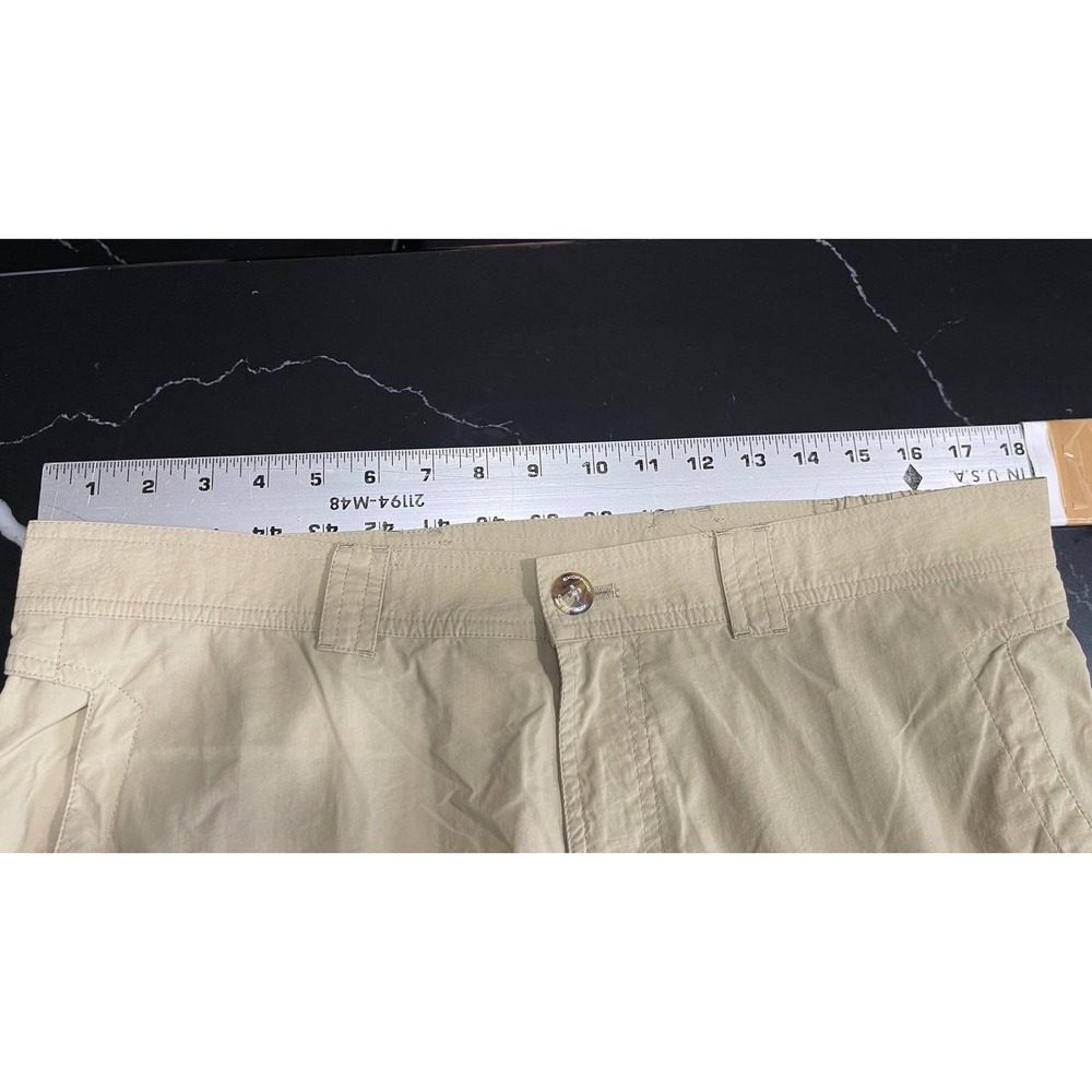 ExOfficio BugsAway Convertible Hiking Pants Mens 36x32 Tan Nylon Insect Shield⁠ - Picture 5 of 10